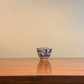 Hand-Painted Gong Fu Tea Cup - Blue and White Porcelain